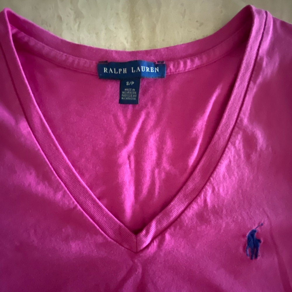 Ralph Lauren Blue Lable V Neck T Shirt